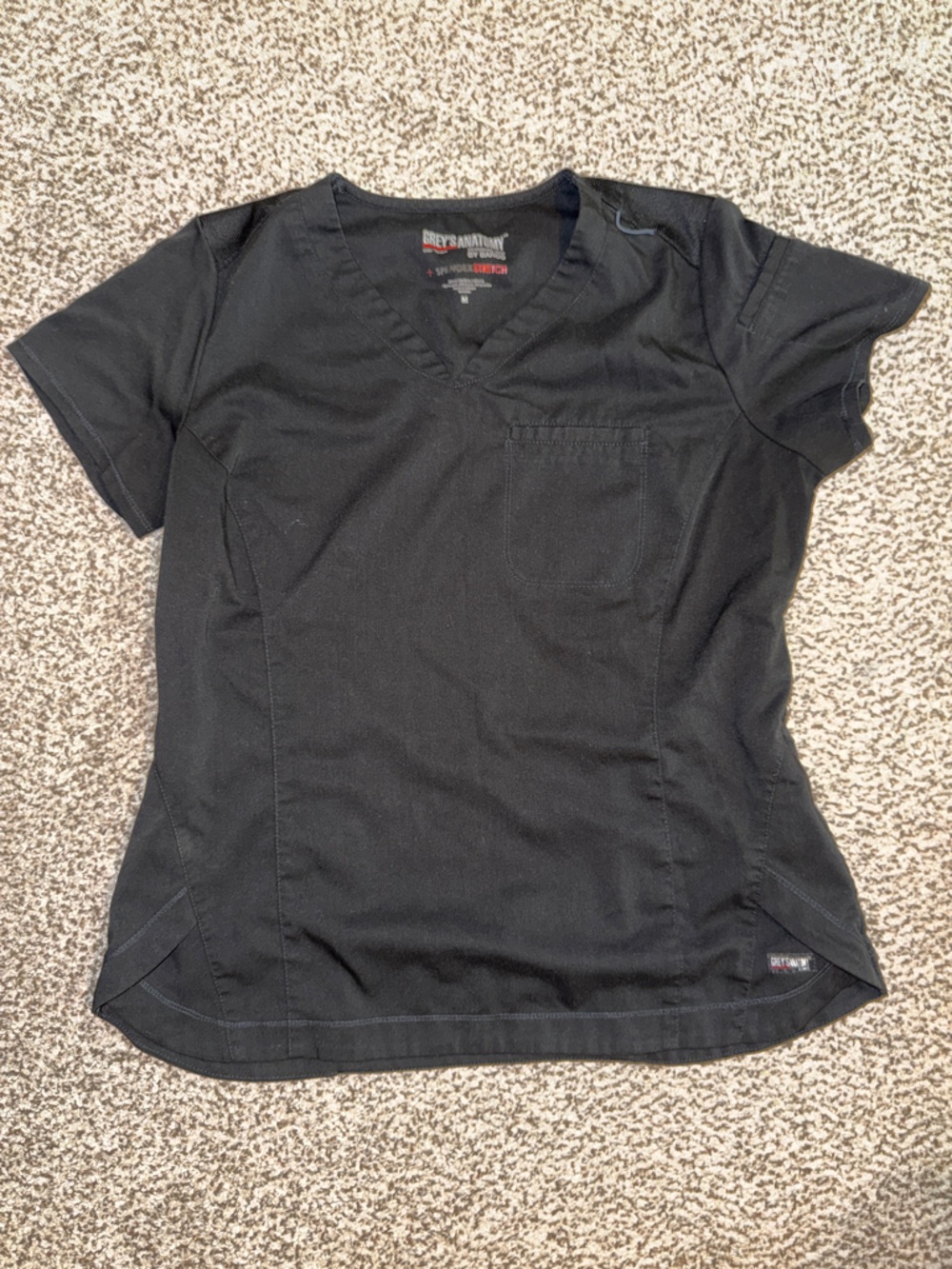 Grey's Anatomy Black Scrub Set
